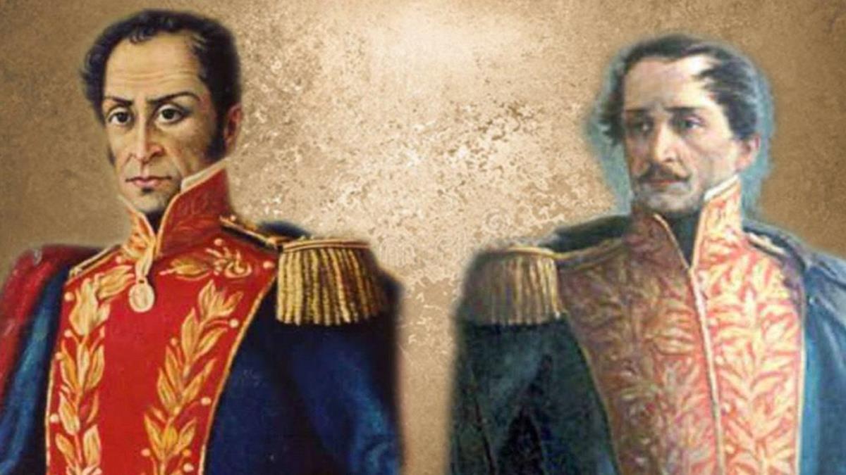 Próceres en el ring: Simón Bolivar Vs Francisco De Paula Santander